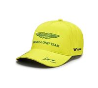 Aston Martin F1 Casquette Fernando Alonso 2024 - Unisexe - Lime - Taille Unique