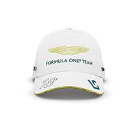 Aston Martin F1 Casquette Lance Stroll 2024 - Unisexe - Blanc - Taille Unique