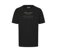 Aston Martin F1 Stealth Logo Tshirt pour Hommes - Noir - Taille: 3XL