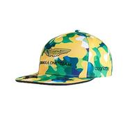 Aston Martin Formula One Team 2023 Casquette de Baseball Team Fernando Alonso Brazil GP édition spéciale Marchandise Officielle Vert/Blanc/Jaune