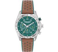 Aston Martin Men's Amr Signature Quartz Analogue Quartz Watch Vert/Argent 42mm Male