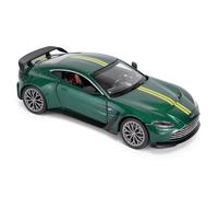 Aston Martin Vantage V12 1:24 Scale Die-Cast Model Car - Green | Detailed Collectors Edition Diecast | Produit sous licence officielle