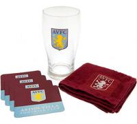 Aston Villa FC - Bar Set, Wordmark BS2861 (taille unique) (Rouge vin/bleu)