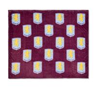 Aston Villa FC Couverture Polaire 150 x 125 cm Produit Officiel du Club de Football Premier League