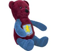 Aston Villa FC - Ours en peluche contrasté TA13577 (taille unique) (Vin rouge/bleu ciel)