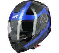 ASTONE, Casque modulable moto, RT1200 EVO Astar chrome bleu, S