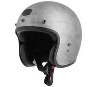 Astone Helmets - Casque jet Bellair - Casque de moto jet homologué - Casque jet vintage look rétro - Casque de scooter en fibre de verre - matt dirty grey