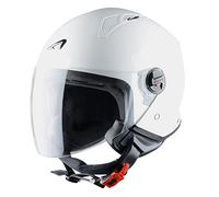 Astone Helmets Casque Jet Mini, Blanc Brillant, L