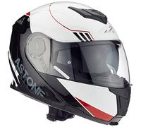 Astone Helmets Casque Modulable RT1200 Upline, Noir/Blanc/Rouge, Taille M