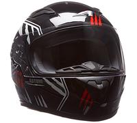 Astone Helmets - Casque moto GT2 kid predator - Casque de moto homologué pour enfant - Casque intégral enfant - Casque de moto intégral junior -Black/white S