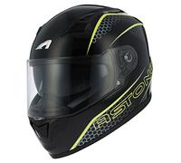 Astone Helmets Casque Moto Intégral GT900, Jaune, Taille M