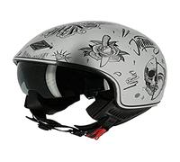Astone Helmets casque moto jet homologué CE mini 66 argent taille M