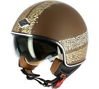 Astone Helmets casque moto jet homologué CE mini 66 marron mat taille M