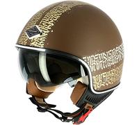 Astone Helmets casque moto jet homologué CE mini 66 marron mat taille S