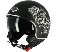 Astone Helmets casque moto jet homologué CE mini 66 noir mat taille S