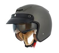 Astone Helmets Casque Moto Jet Sportster, Marron, Taille XS
