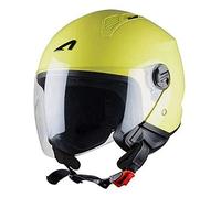 Astone Helmets - MINIJET monocolor - Casque jet - Casque jet urbain - Casque moto et scooter compact - Coque en polycarbonate - Lemon M