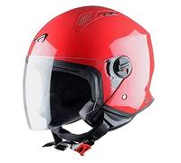 Astone Helmets - MINIJET monocolor - Casque jet - Casque jet urbain - Casque moto et scooter compact - Coque en polycarbonate - Cherry XS