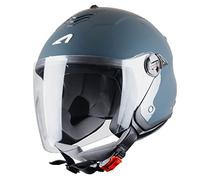 Astone Helmets - MINIJET S monocolor- Casque jet - Casque jet usage urbain - Casque compact - Coque en polycarbonate - Dark Grey Gloss