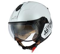 Astone Helmets - MINIJET S SPORT COOPER graphic - Casque jet compact - Casque de moto look sport - Casque de scooter mixte - Casque en polycarbonate - white/black XL