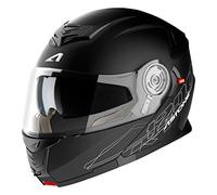 Astone Helmets - RT1200 Monocolor- Casque de moto modulable - Casque de moto polyvalent - Casque de moto homologué - Coque en polycarbonate - gloss black S
