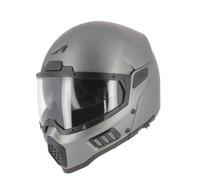 Astone Helmets - Spectrum - Casque de moto intégral - Casque intégral homologué - Casque de moto en fibre de verre - Matt Gun Metal M