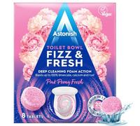 Astonish Fizz & Fresh WC comprimés - 3x8 = 24 Comprimés Pivoines Rose