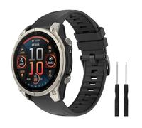 Astorgos 22 mm QuickFit Bracelet de Sport pour Garmin Fenix 8/E 47 mm/Fenix 7/7 Pro/Fenix 6/6 Pro/Fenix 5/5 Plus/Forerunner 935 945 955 965, Bracelet de Remplacement Respirant, BoutonNoire/Noire