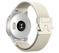 Astorgos Bracelet en Nylon Tressé Compatible avec Garmin vivoactive 6/5/3, Forerunner 55/245/645/570 42 mm, Garmin Venu, 20 mm Bracelet Sport Élastique à Dégagement Rapide avec Boucle Parachute,A/Stat