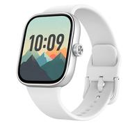 Astorgos Bracelet en Silicone Compatible avec Redmi Watch 6/5/4 et Xiaomi Smart Band 9 Pro/8 Pro, Bracelet de Sport Souple et Réglable avec Boucle Ardillon pour Adulte, Blanc
