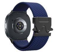 Astorgos Bracelet Tressé pour Samsung Galaxy Watch 8 Bracelet 40mm 44mm/Galaxy Watch 8 Classic 46mm, Sport Strap en Nylon Élastique de Fermoir Parachute pour Homme Femme, Bleu Nuit