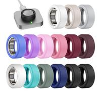 Astorgos Lot de 15 Coques en Silicone Compatibles avec Oura Ring 4/Gen 3