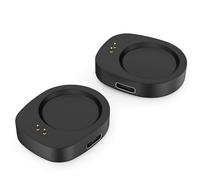 Astorgos Lot de 2 Stations de Recharge Magnétiques Compatible avec Amazfit T-Rex 3/3 Pro/Balance 1/2/Helio Strap, Socle de Recharge Portable avec Port USB-C, sans Câble