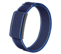 Astorgos Nylon Sport Band Compatible avec Amazfit Helio Strap, 25 mm Bande de Biceps Ajustable pour Fitness Tracker Brassard de Remplacement Respirant pour Course à pied, Bleu Vif