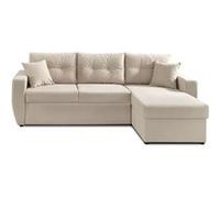 Astoria - canapé d'angle réversible - convertible avec coffre - style contemporain- 4 places - Beige Beige