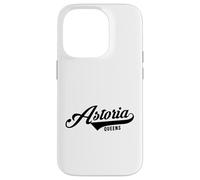 Astoria Queens NYC Script pour Homme et Femme. Coque pour iPhone 14 Pro