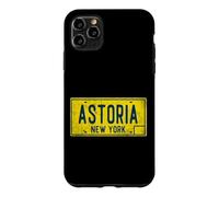 Astoria Queens Old New York Plaque d'immatriculation rétro Vieilli Coque pour iPhone 11 Pro Max