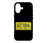 Astoria Queens Old New York Plaque d'immatriculation rétro Vieilli Coque pour iPhone 17