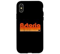 Astoria, style rétro des années 80 de l'Oregon Coque pour iPhone X/XS