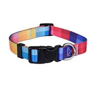 ASTORPET Collier de Chien réglable Doux et Durable pour Chiens Petits, Moyens, Grands, Boucle avec Fermeture de sécurité, modèle Gémeaux - Taille M.