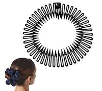 astound Bandeau Peigne Cercle | Bandeau à Dents circulaires à Peigne Circulaire Flexible | Accessoires de Cheveux de Peigne de Bande de tête de Ressort élastique pour des Filles de Femmes