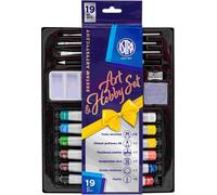 ASTRA ART&HOBBY Creative Set - 19 El. Acrylic Paints in 12 Juicy Colours (12ml) - Développez votre passion artistique