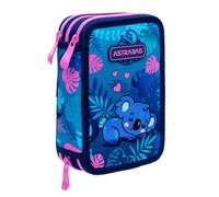 Astra ASTRABAG Trousse à 3 compartiments remplie - Trousse d'écolier à 3 étages - Pour garçon - XXL - Avec accessoires - Sweet Koala