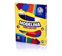 Astra Creative Modelling Paints - Lot de 12 couleurs vives pour les petits artistes ! Enrichissez vos œuvres d'art avec des nuances fantastiques et créez des chefs-d'œuvre inoubliables !