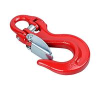 Astra Depot Sourcingmap Crochet de câble de treuil synthétique en acier forgé 3/16" 6,35 mm Grade 80 Rouge 7,7 kg