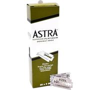 Astra Lames de rasoir double face en platine - lot de 100 - Fabriquees par Gillette P & G