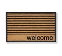 Astra Lot de 2 paillassons d'extérieur antidérapants - Tapis d'entrée - En caoutchouc et polypropylène - 45 x 75 cm - Welcome