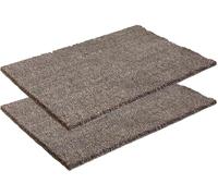 Astra Paillasson antidérapant KEIRA 2 PARTIES Gris 50 x 80 cm