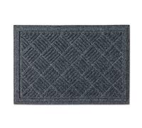 Astra Paillasson Durable pour l'intérieur & l'extérieur - Tapis de propreté en Caoutchouc recyclé - Essuie-Pieds antidérapant très résistant - 45x75 cm Anthracite