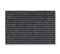 Astra Paillasson extérieur & intérieur - Tapis de propreté Anthracite 50x80cm & 0,22cm de Haut - Paillasson pour Cadres encastrés dans l'entrée - Paillasson Made in Germany